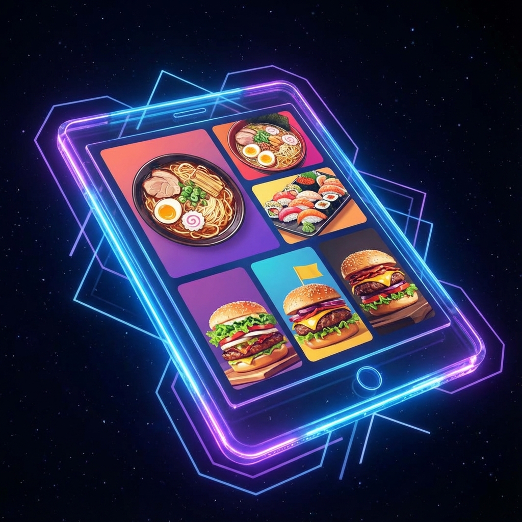 Vingo Menu Card App Mockup